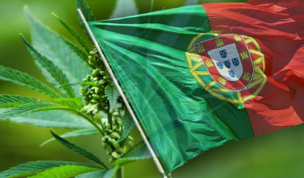 marijuana portugal flag