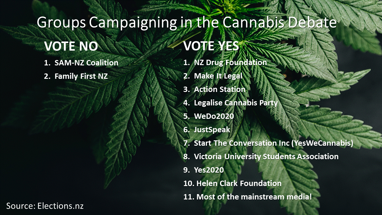 Groups in the Cannabis Debate 2
