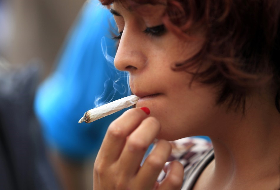 marijuana young people girl smoking