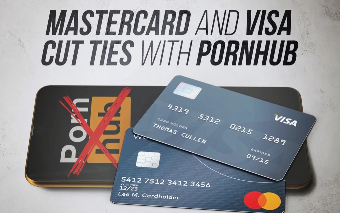 pornhub mastercard visa