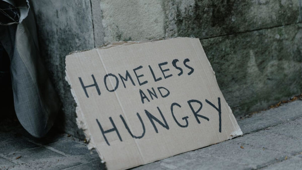 homeless women