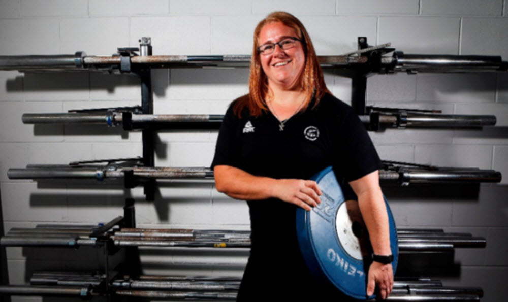 Tracey Lambrechs weightlifter