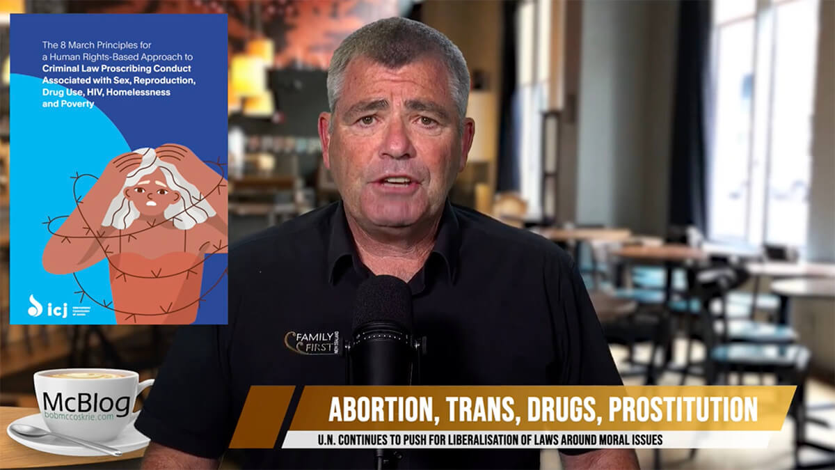 McBLOG - UN focus on abortion trans drugs prostitution
