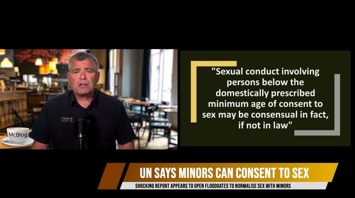 mcblog - UN says minors can consent to sexmcblog UN says minors can consent to sex
