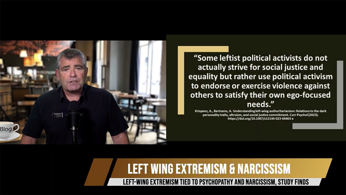 McBLOG - Left-wing extremism tied to psychopathy & narcissism