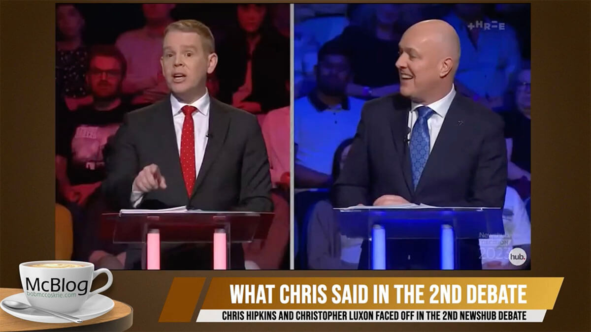 McBLOG - What Chris said in the 2nd debate