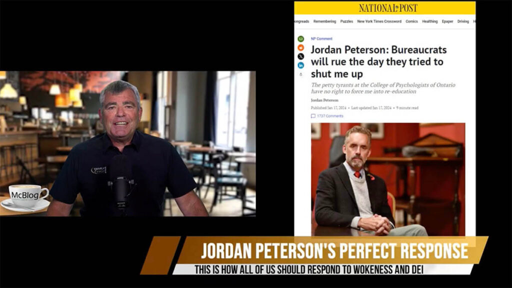 McBLOG - Dr Jordan Petersons perfect response