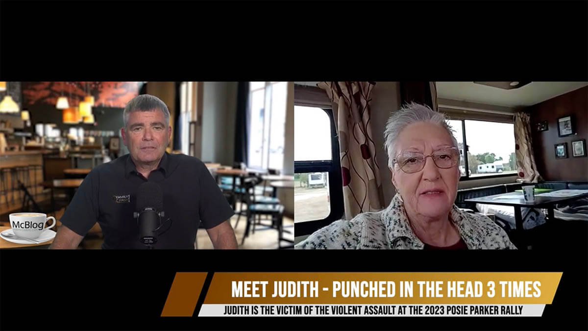Meet the grandmother who was punched in the head