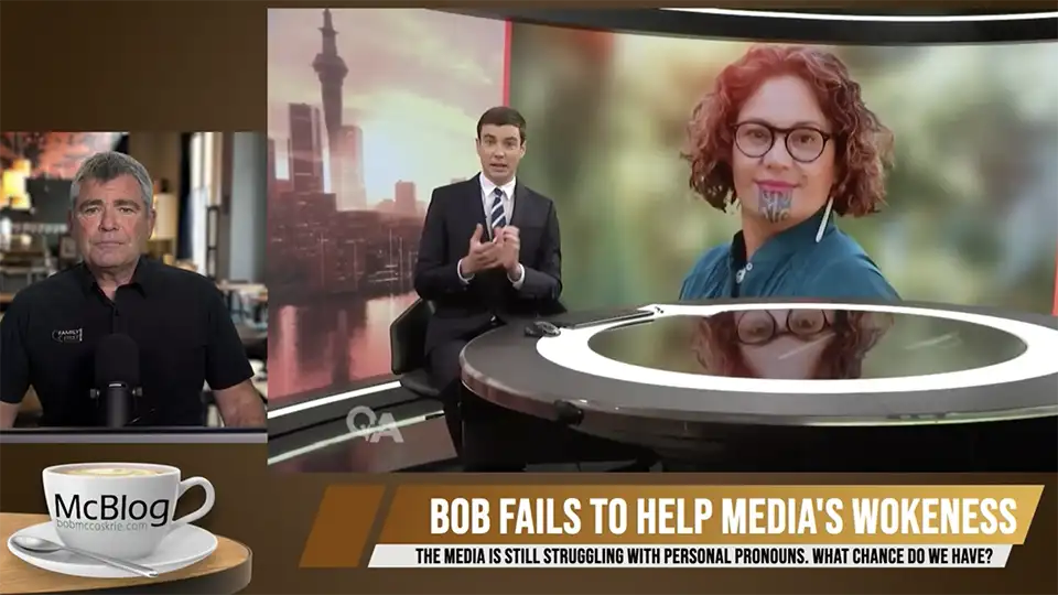 McBLOG- Bob fails to help media with their wokeness