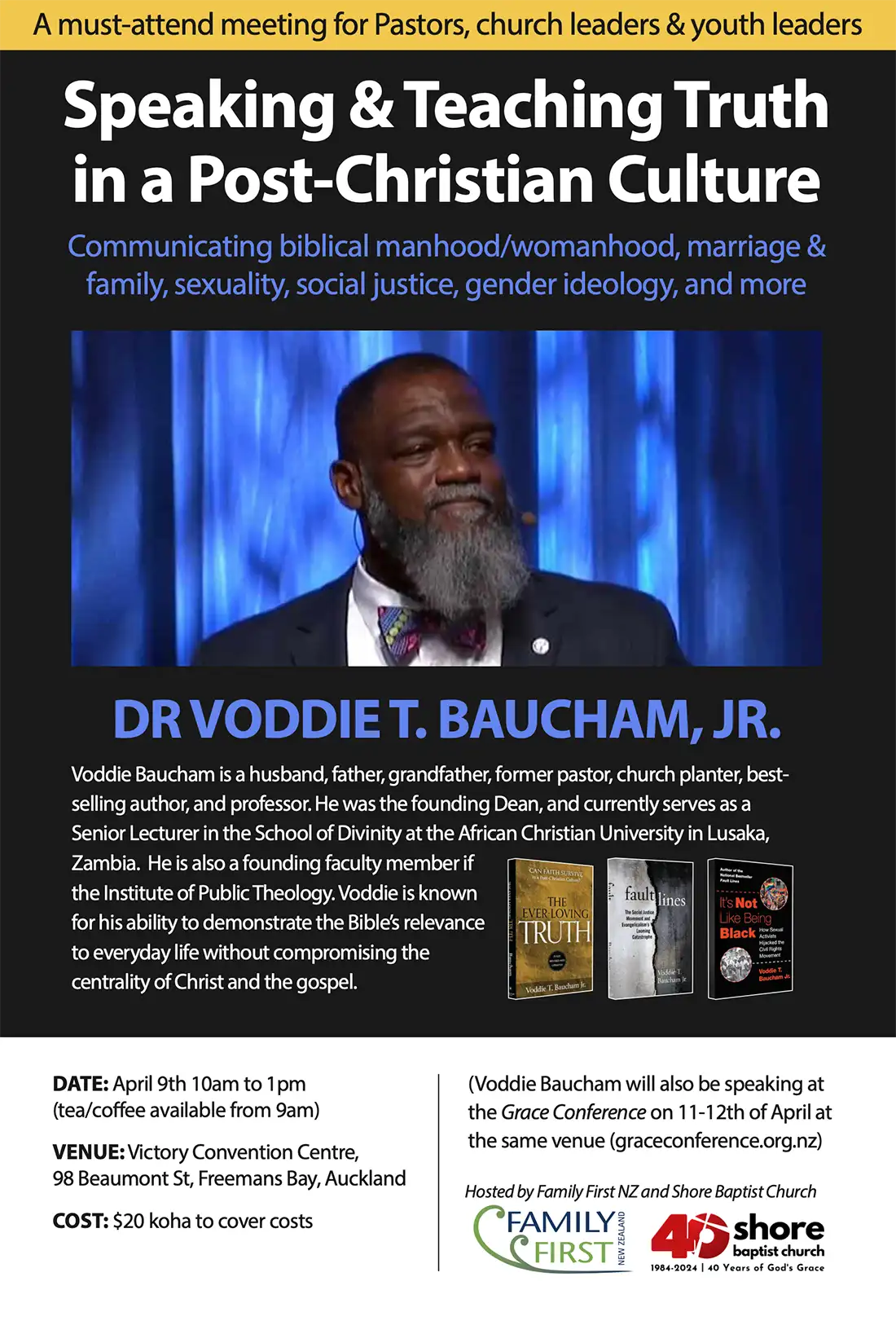 Voddie Baucham Event Poster