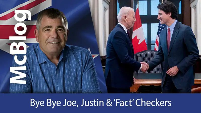 Bye bye Joe, Justin and 'fact' checkers