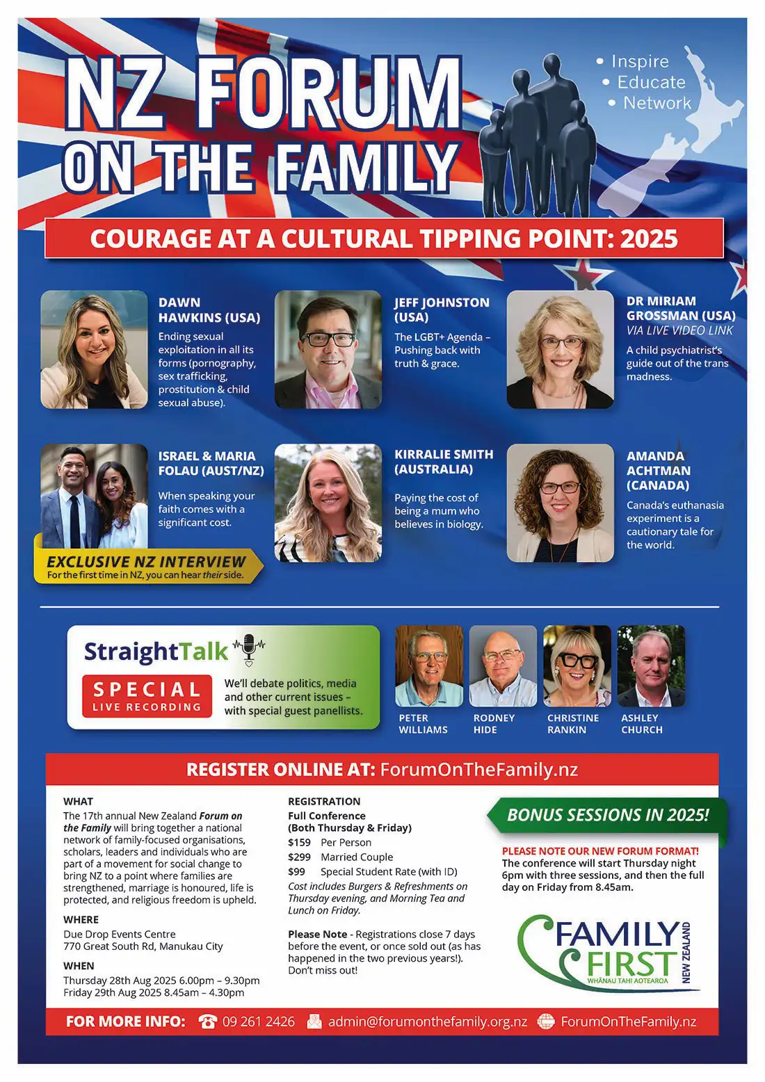 Family Forum 2025 Poster
