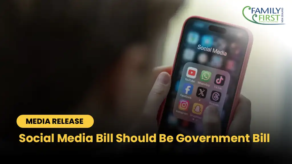 Social Media Bill Should Be Government Bill