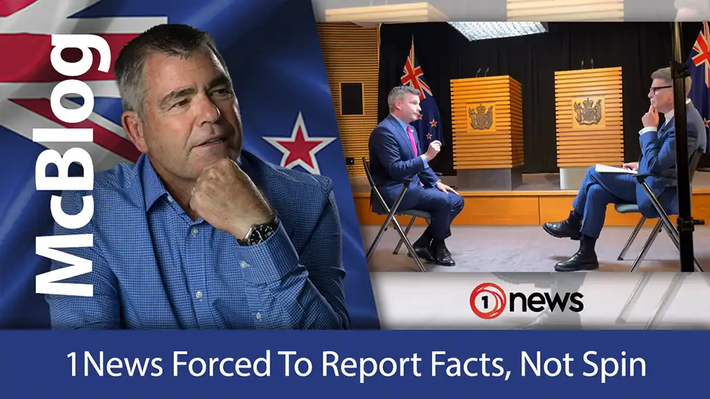 McBlog: 1News Forced To Report Facts, Not Spin