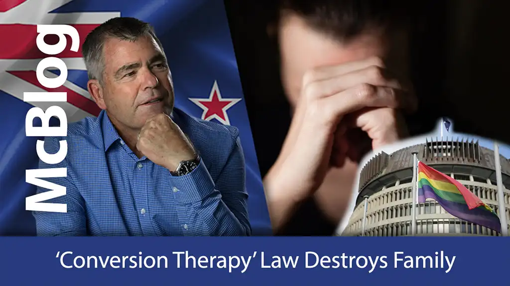 McBlog: 'Conversion therapy' law destroys family