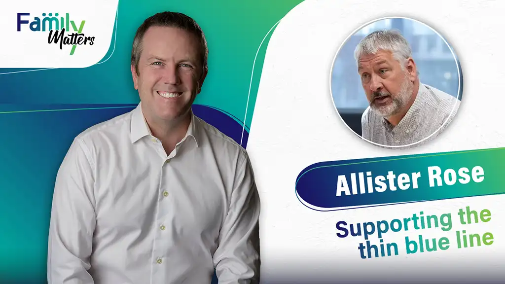 Family Matters - Allister Rose on supporting New Zealand's thin blue line