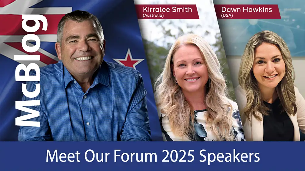McBlog-Forum 2025 speakers Dawn Hawkins Kirralie Smith