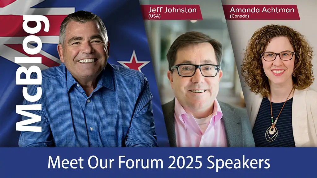 McBlog: Forum 2025 speakers Amanda Achtman / Jeff Johnston
