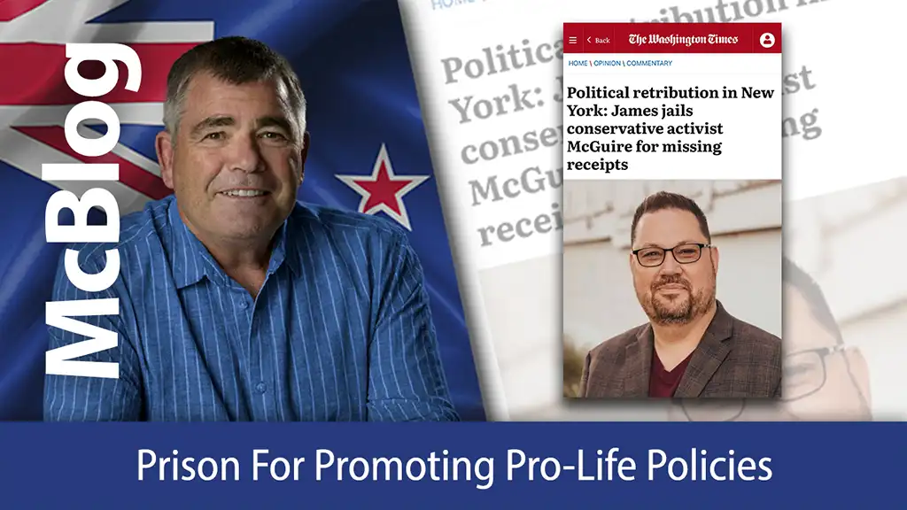 McBlog - Prison For Promoting Pro-Life Policies
