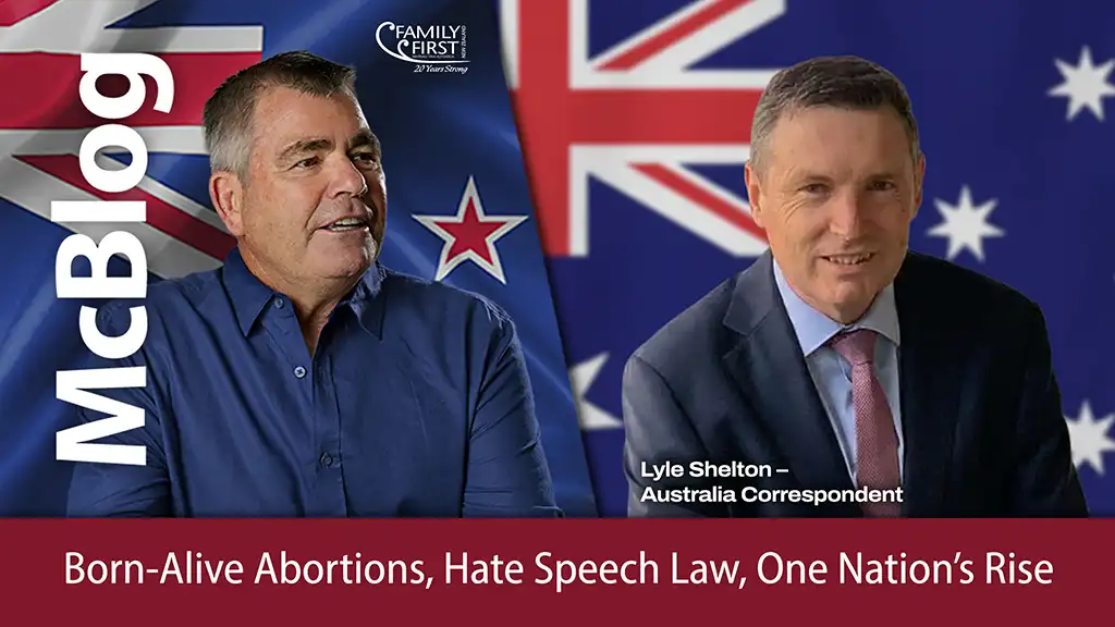 McBlog: Born-Alive Abortions, Hate Speech Law, One Nation's Rise & Social Media Bans