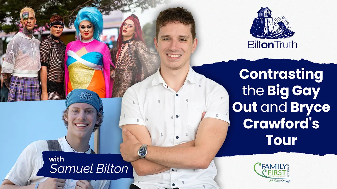 The Big "Gay" Out wasn't a very happy place last week. Protests, manic behavior and a real lack of inclusion were on display. Meanwhile, Bryce Crawford was teaching thousands of young people about the Lord. It was quite the contrast.