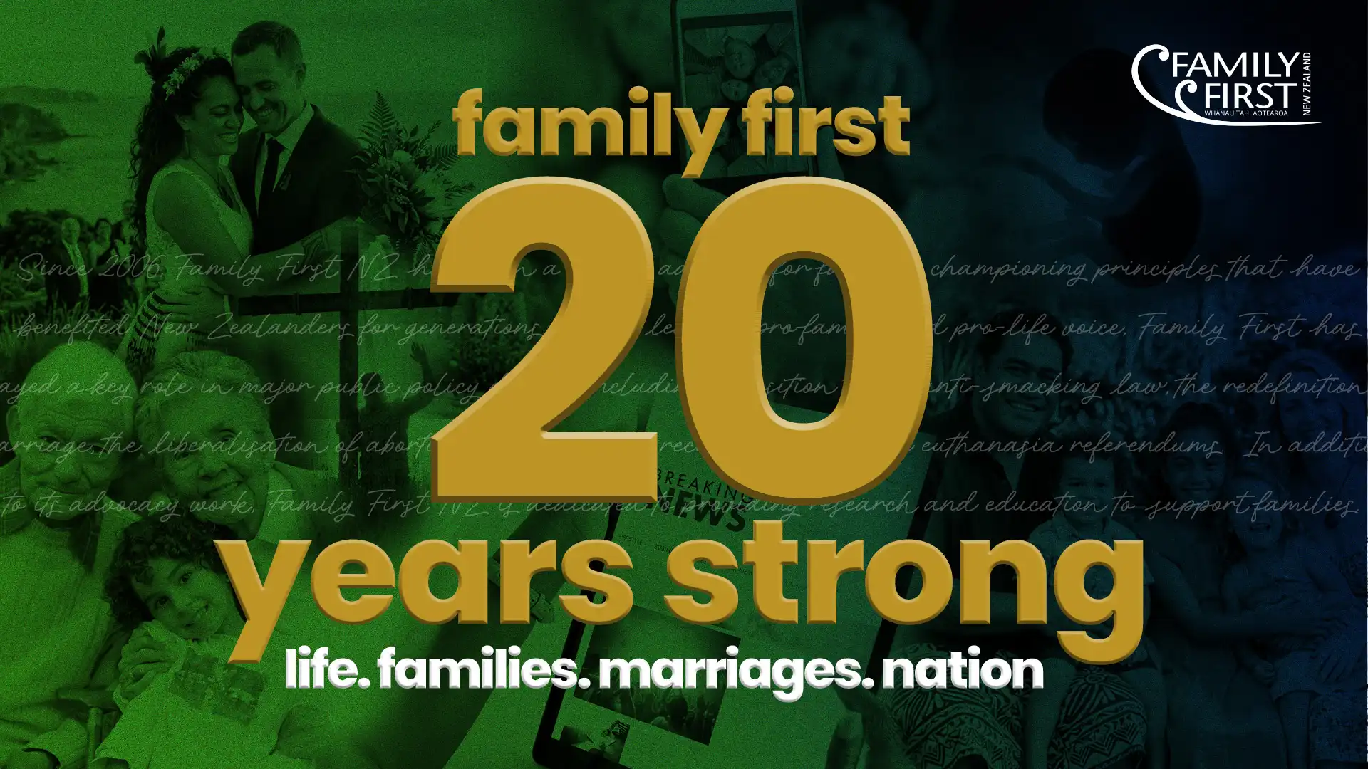 Family First - 20 Years Stronger