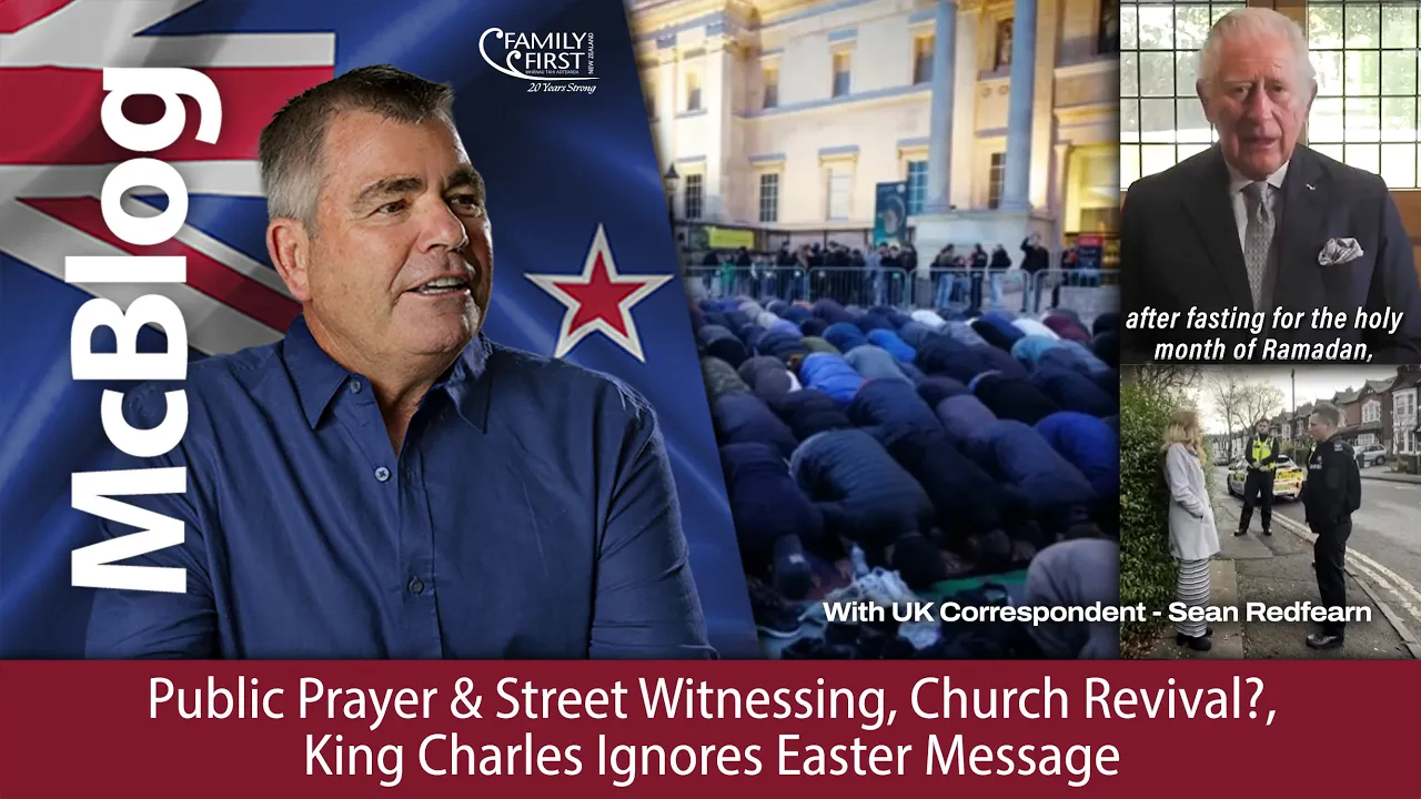 McBlog- Public Prayer Street Witnessing – Church Revival – King Charles ignores Easter message McBlog: Public Prayer & Street Witnessing, Church Revival?, King Charles ignores Easter message