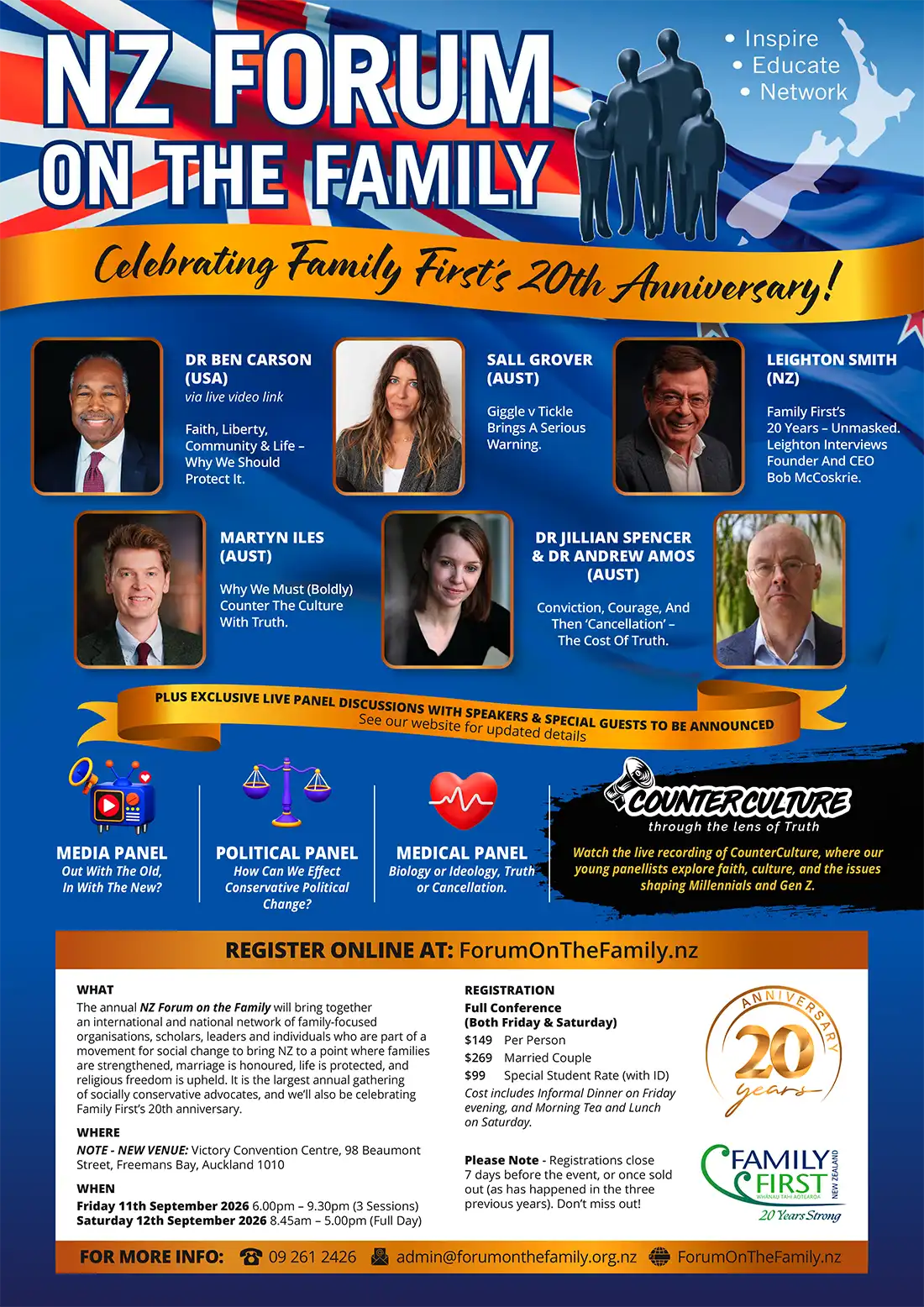 NZ Family Forum 2026 Poster