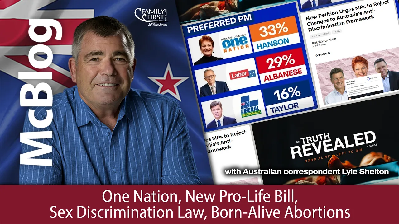 One Nation, New Pro-Life Bill, Sex Discrimination Law, Born-Alive Abortions