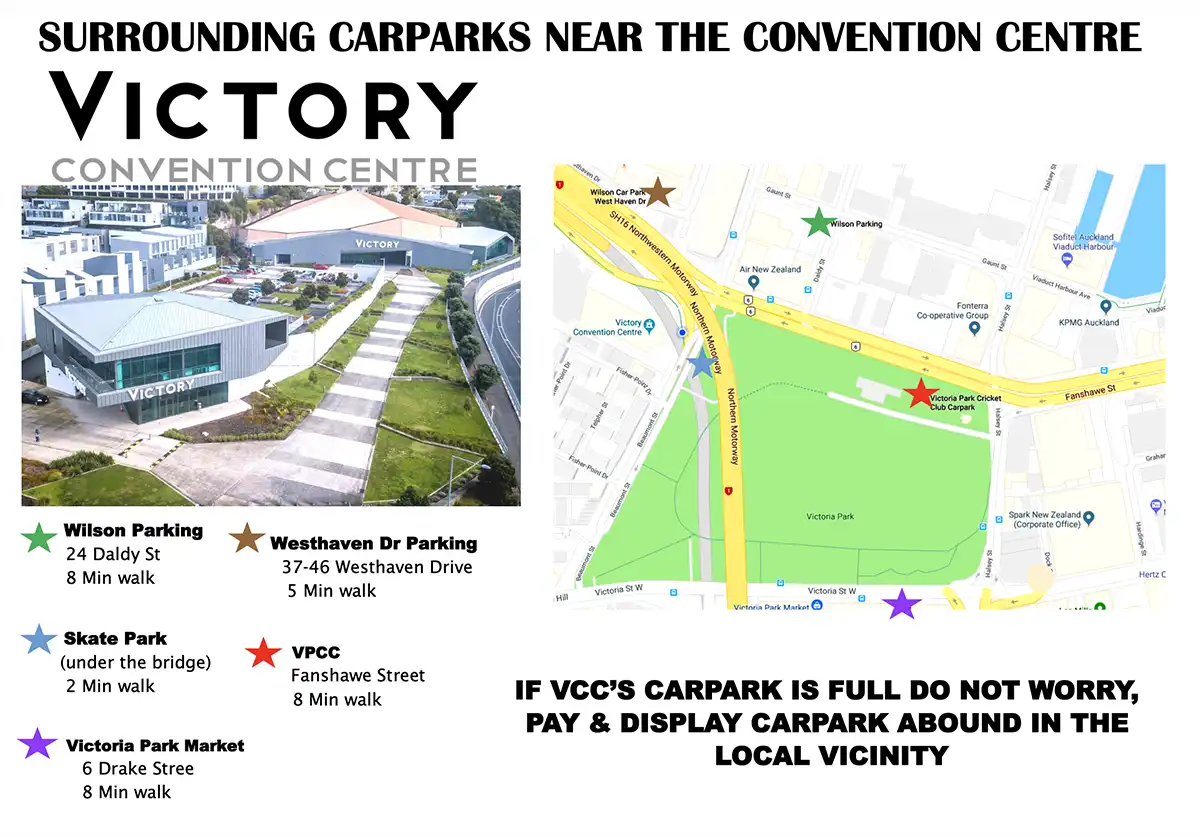 Alternative Parking - Victory Convention Centre