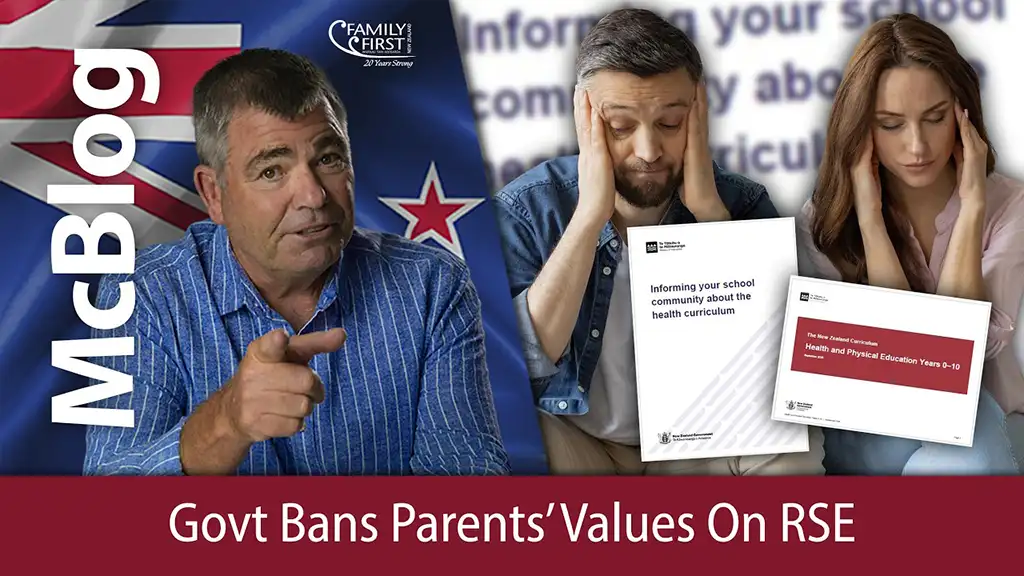 McBlog: Government Bans Parents’ Voices On RSE